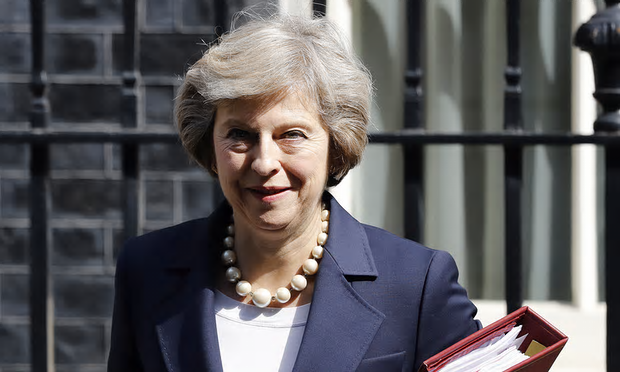 Theresa May has attempted to reassure Beijing over UK-China relations, despite the Hinkley nuclear power station holdup [Image: Frank Augstein/AP].