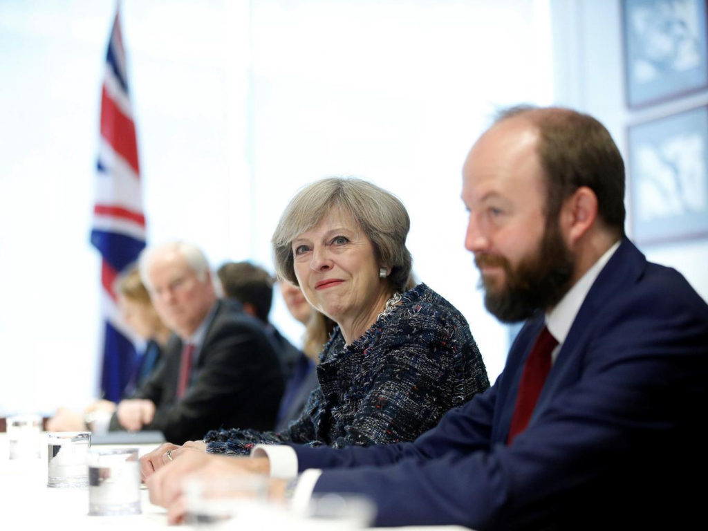 Theresa May with her joint chief of staff Nick Timothy [Image: Reuters].