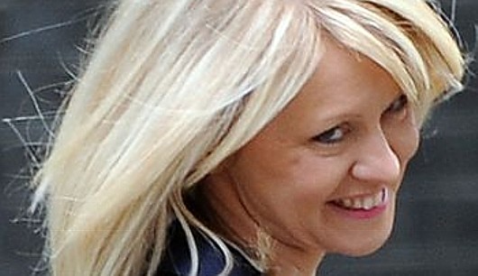 Esther McVey: Her return to the media spotlight means I can use this evil-eyed image of her again.