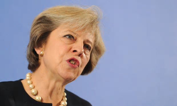 Theresa May’s intervention at the UN comes as she faces criticism at home for failing to do enough to help refugees [Image: Nick Ansell/AFP/Getty Images].