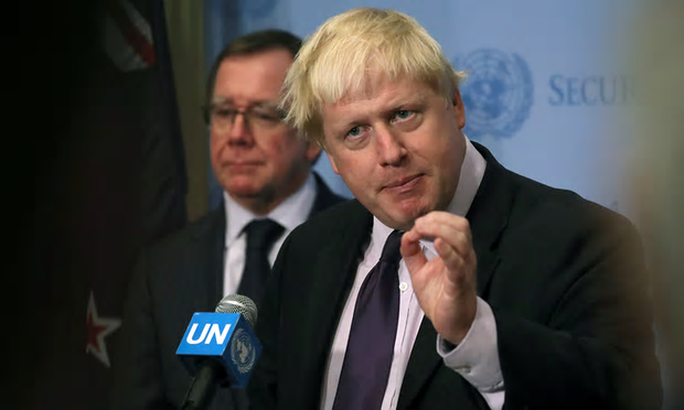 Boris Johnson suggested the talks could take less than the two years article 50 allows [Image: Andrew Kelly/Reuters].