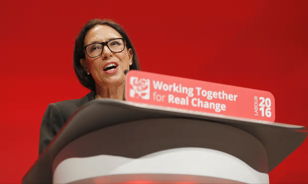 Debbie Abrahams speaking to the Labour conference [Image: David Gadd/Sportsphoto Ltd/Allstar].
