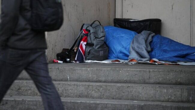 Rough sleepers won't be arrested because they smell
