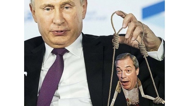 Farage admires Putin and wants to privatise the NHS