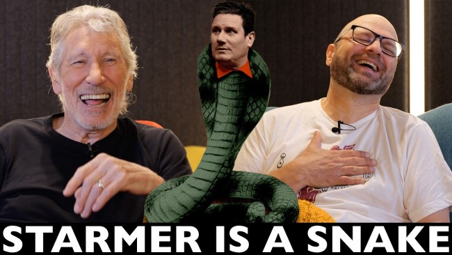 Roger Waters meets Keir Starmer's challenger Andrew Feinstein