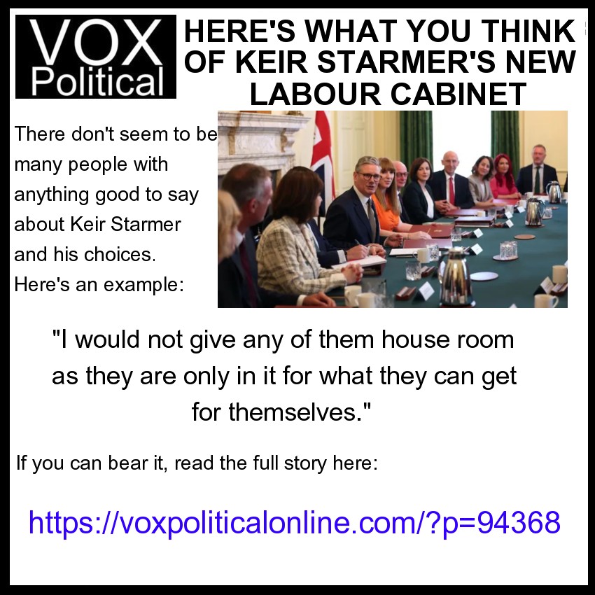 Here's what you think of Keir Starmer's cabinet