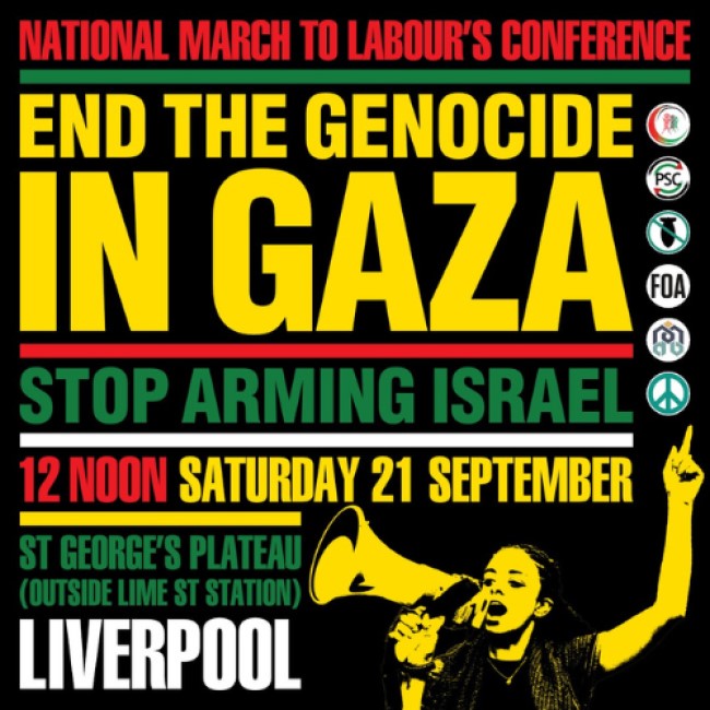 National march for Palestine will happen at Labour's conference