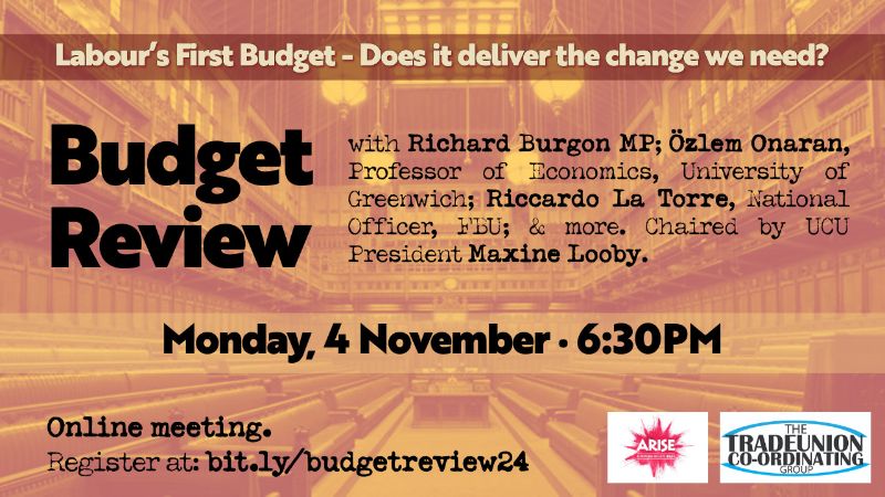 Join this online Budget review - from a left-wing perspective