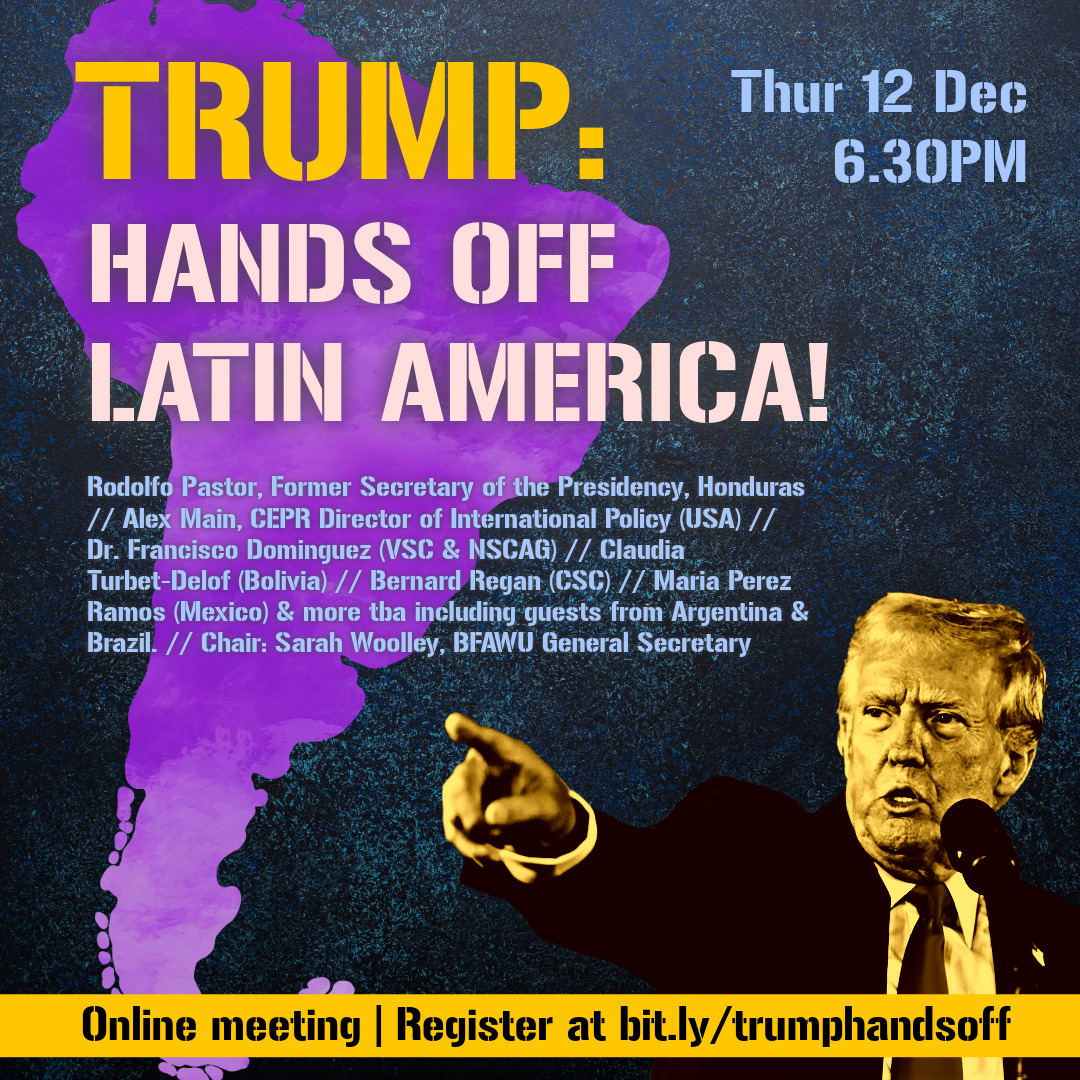 Trump - hands off Latin America