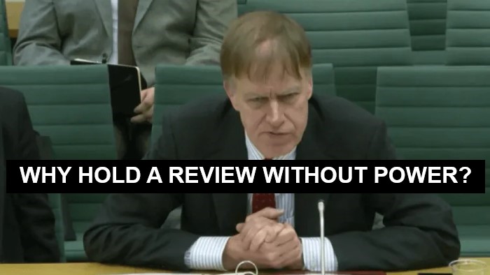 Sir Stephen Timms will chair a review of benefit eligibility - that will apparently have no effect on changes to such eligibility.