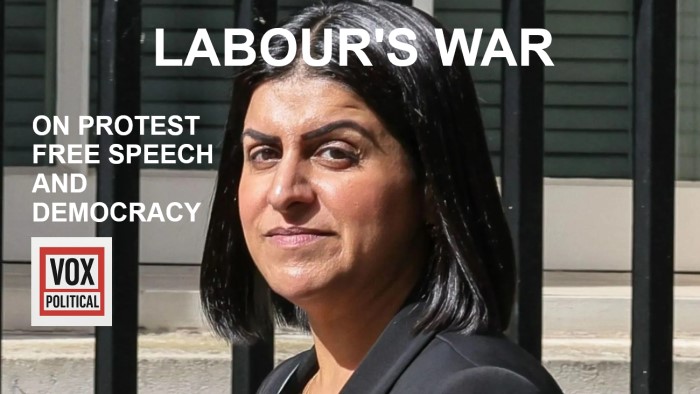 Shabana Mahmood: she wants to restrict your right to protest.