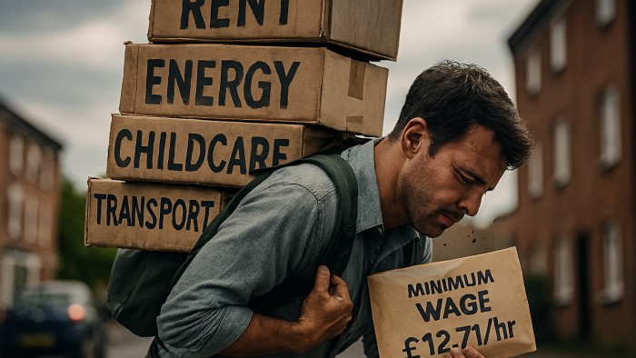 Wages are rising but the burden hasn't lifted.