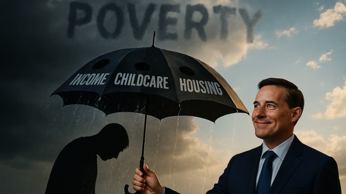 Big promises - small impact. Millions of children will stay in poverty under Labour's plan.