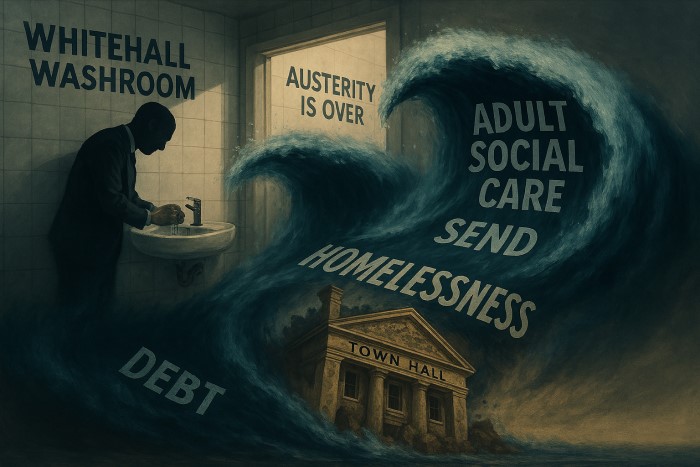 Council services are collapsing under austerity as government funding cuts bite.