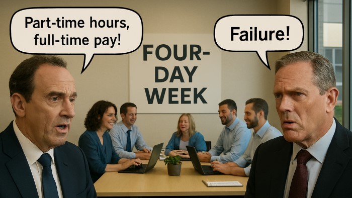 Four day week - same result. Why the outrage?